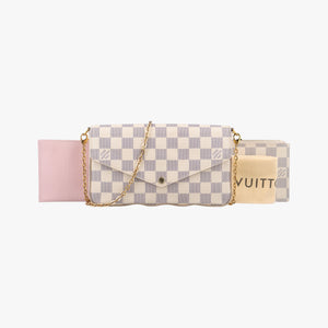 Pochette FéLICIE Azur Damier Canvas MI1126