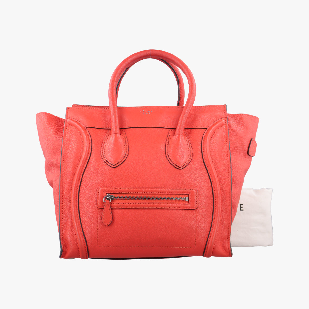 Luggage Mini Shopper Orange Leather S-AP-0112