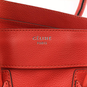 Luggage Mini Shopper Orange Leather S-AP-0112