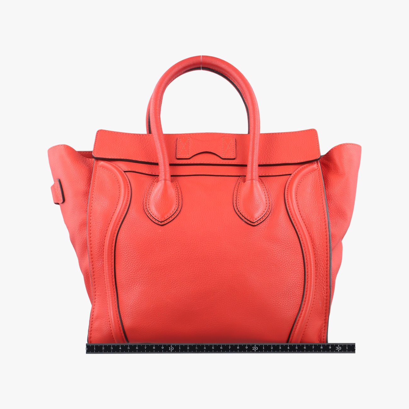 Luggage Mini Shopper Orange Leather S-AP-0112