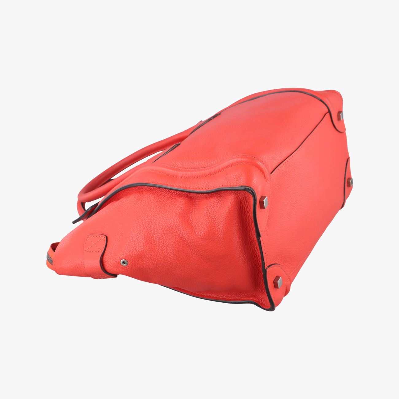 Luggage Mini Shopper Orange Leather S-AP-0112