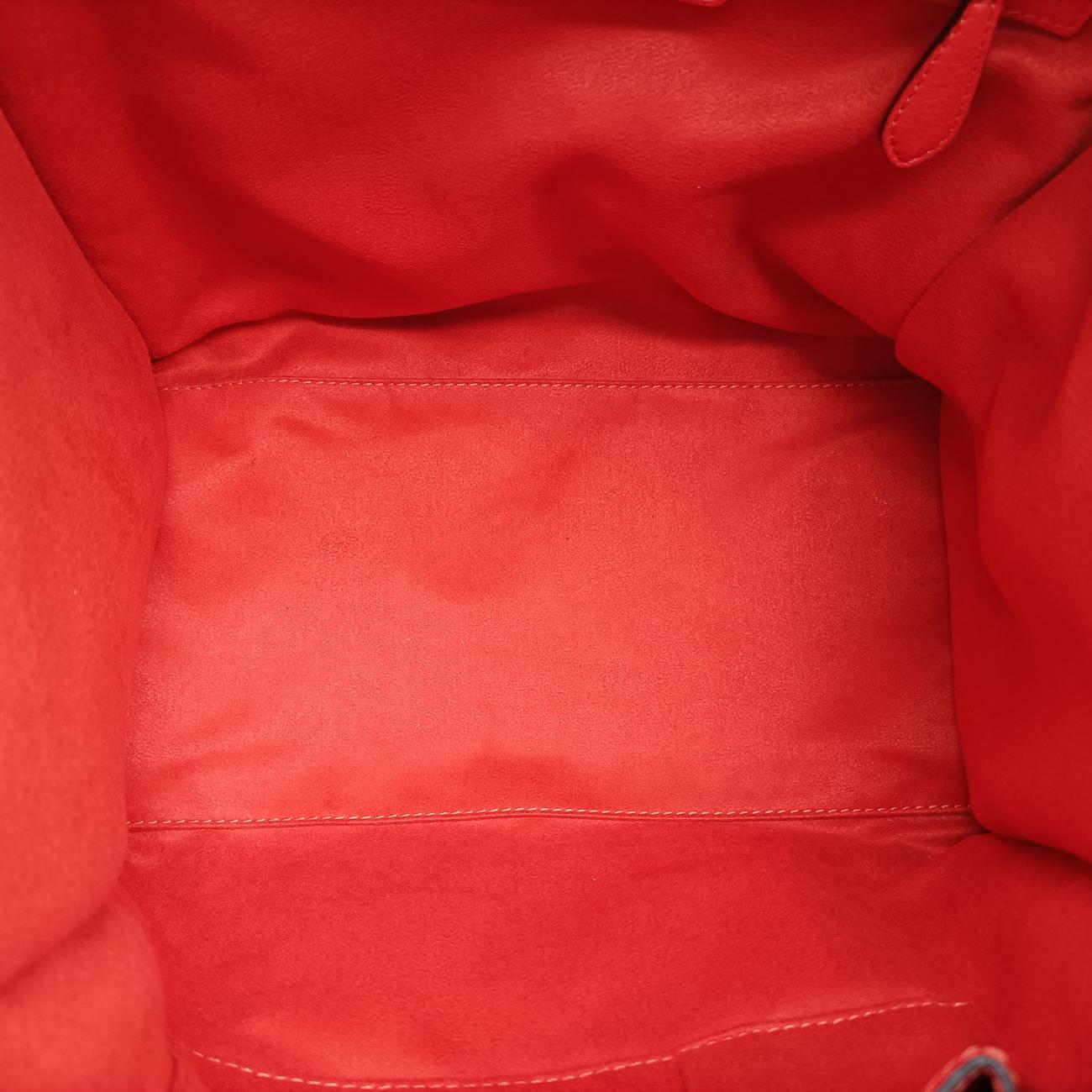 Luggage Mini Shopper Orange Leather S-AP-0112