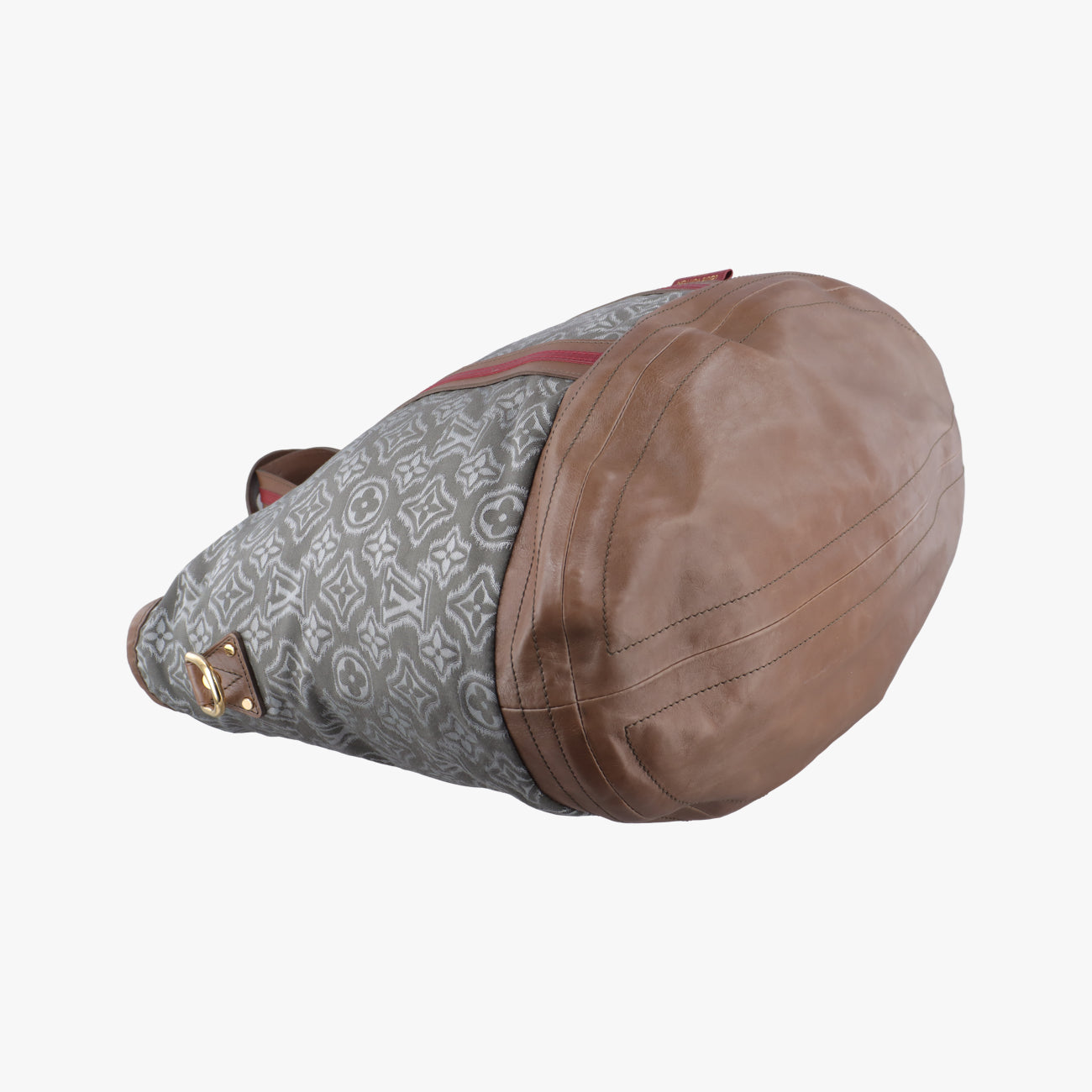 2010 Collection Aviator Gray×Red×Brown Canvas ×Leather TJ1160