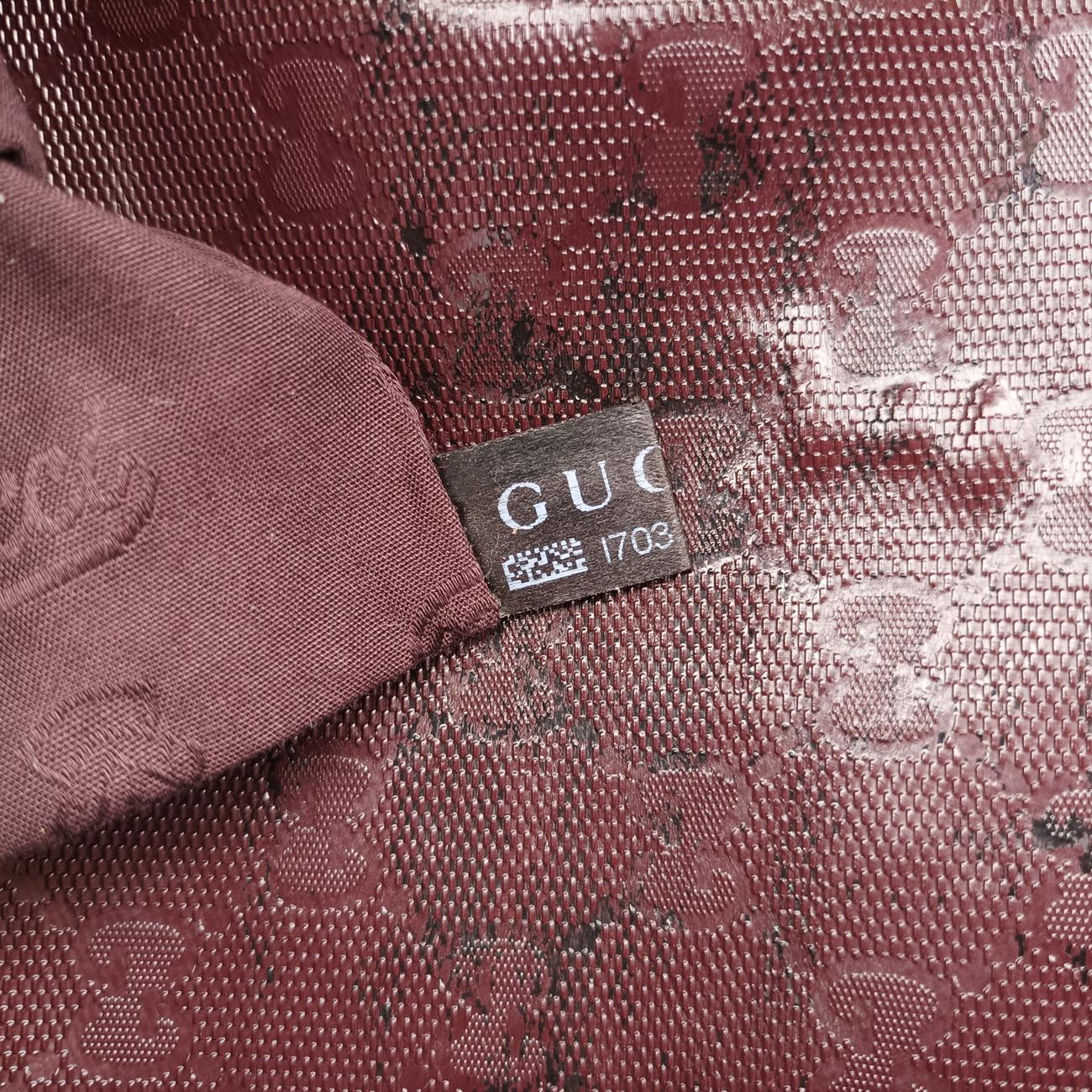 GG Plus Messenger Burgundy PVC coated canvas I7033049