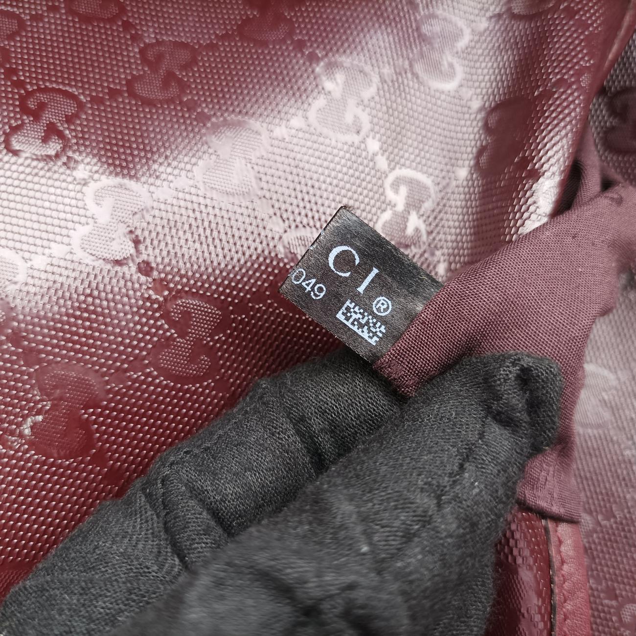 GG Plus Messenger Burgundy PVC coated canvas I7033049