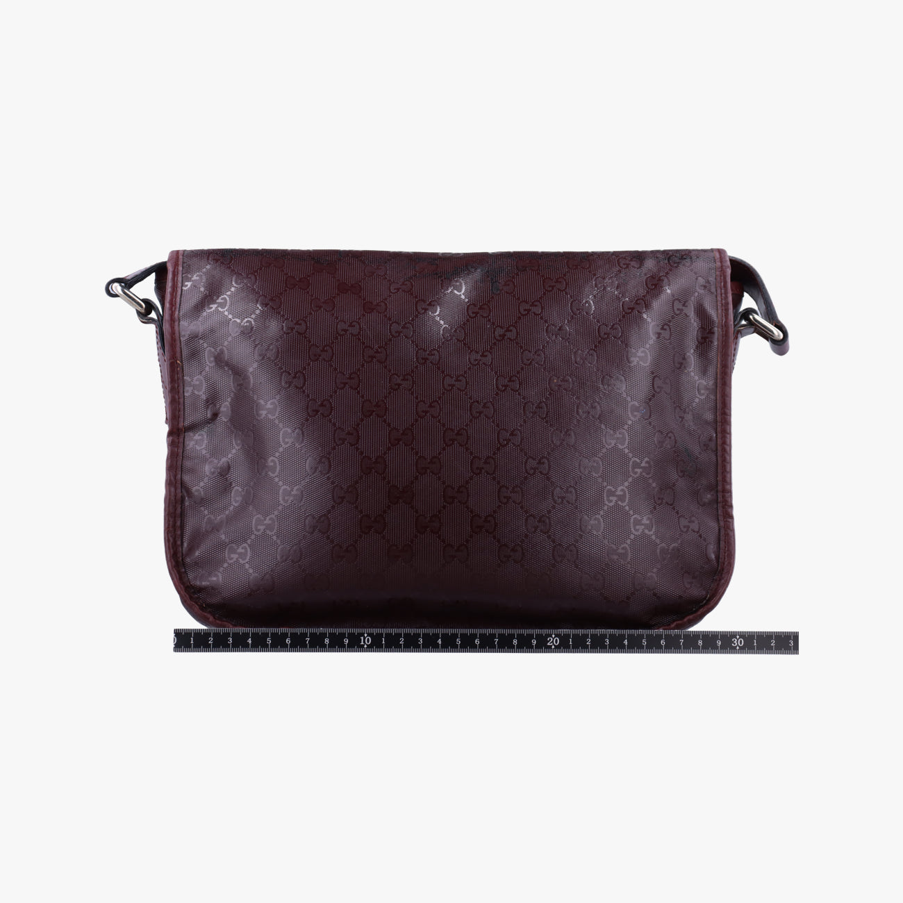 GG Plus Messenger Burgundy PVC coated canvas I7033049