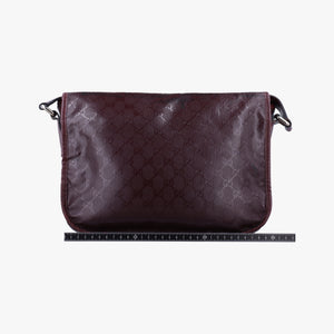 GG Plus Messenger Burgundy PVC coated canvas I7033049