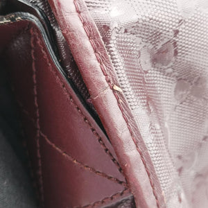 GG Plus Messenger Burgundy PVC coated canvas I7033049