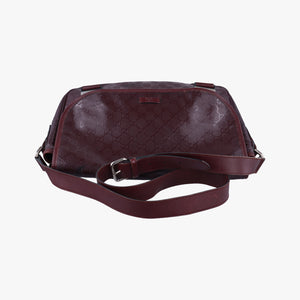 GG Plus Messenger Burgundy PVC coated canvas I7033049
