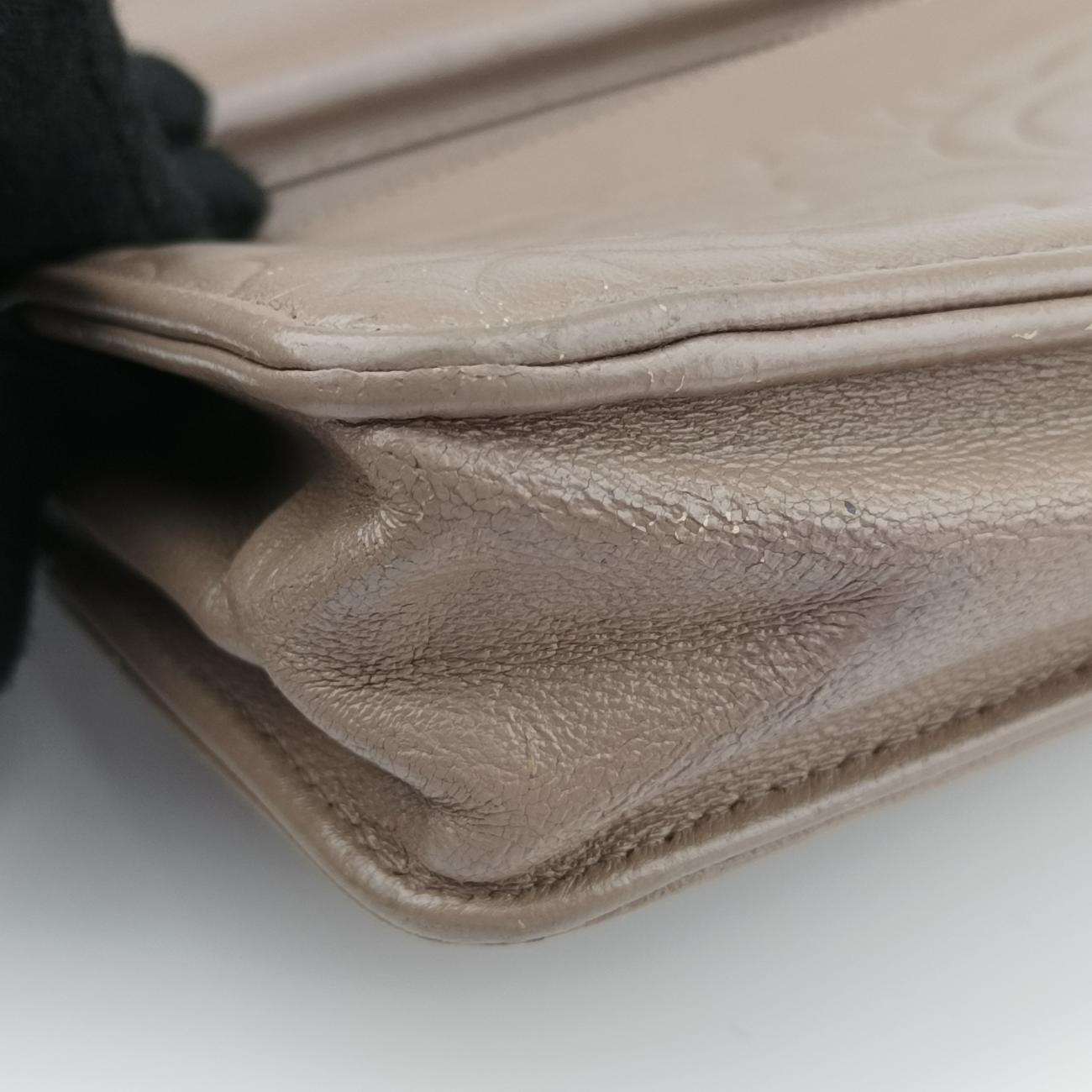 camellia Brown lambskin 17360816