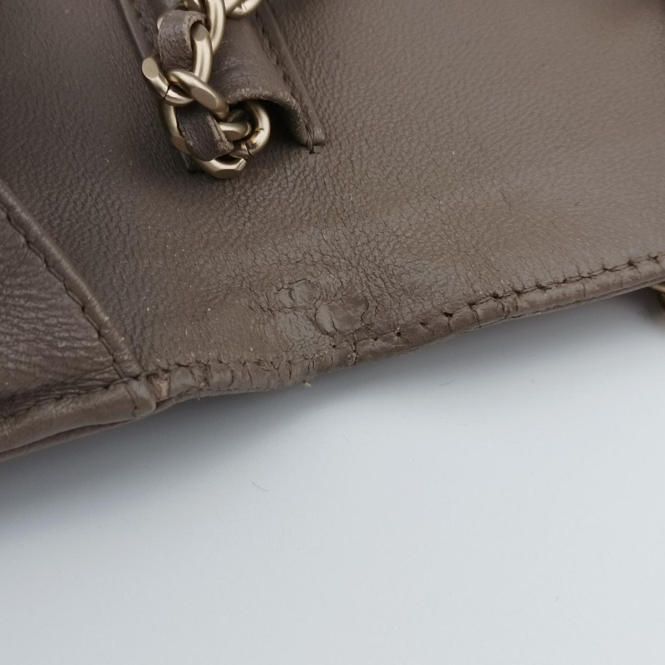 camellia Brown lambskin 17360816