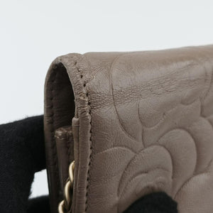 camellia Brown lambskin 17360816