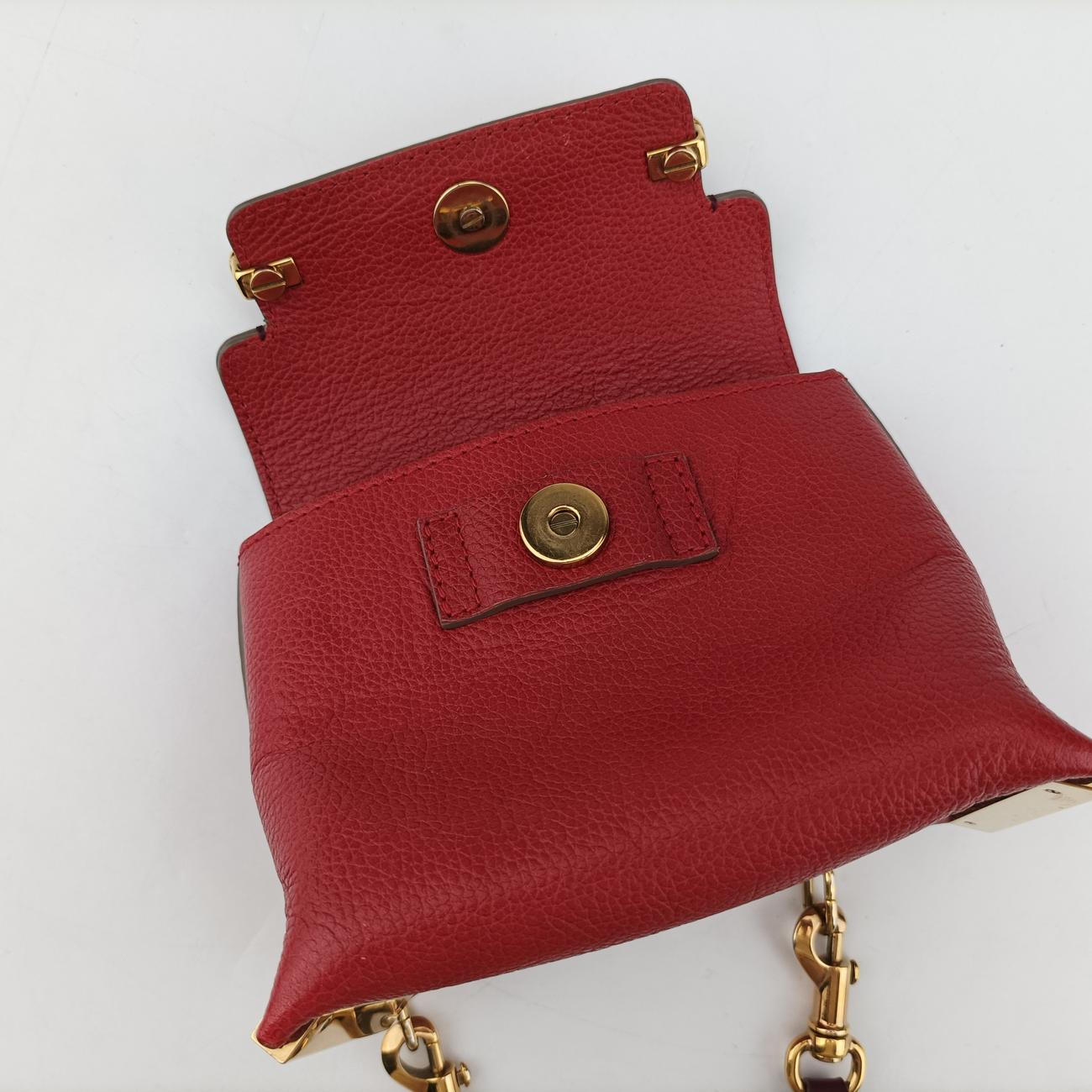 CLARE Burgundy×Red Leather 021457-65-9