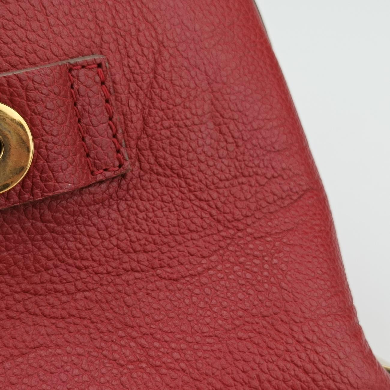 CLARE Burgundy×Red Leather 021457-65-9