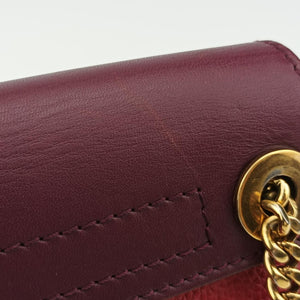 CLARE Burgundy×Red Leather 021457-65-9