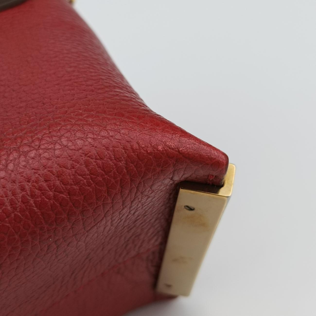 CLARE Burgundy×Red Leather 021457-65-9
