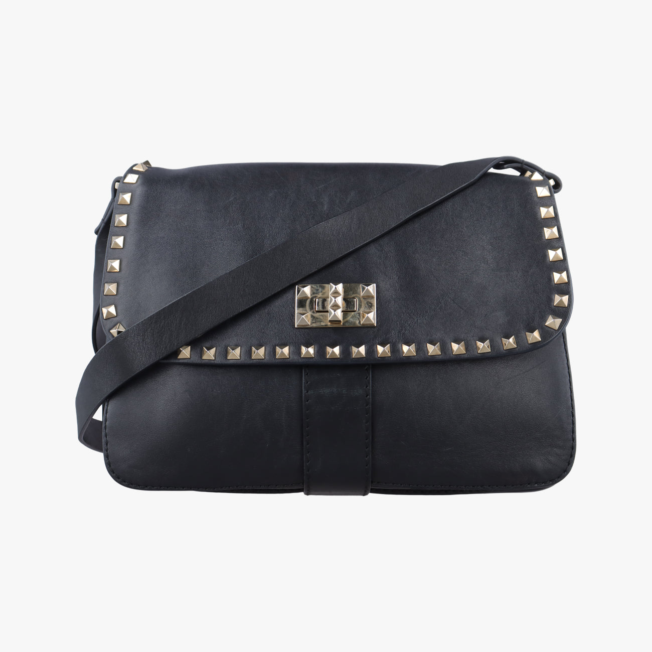 ROCKSTUD Black Leather BS-D361BOL1