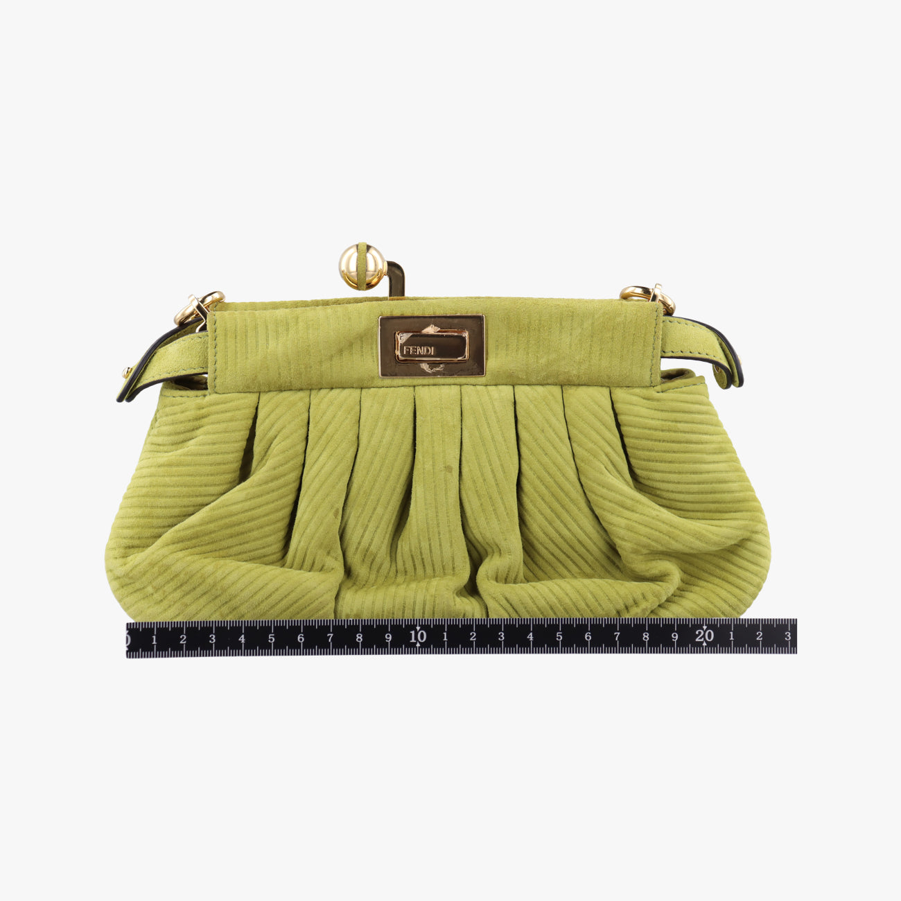 Peekaboo Green Suede 8BP118-AB5Y-208-3262