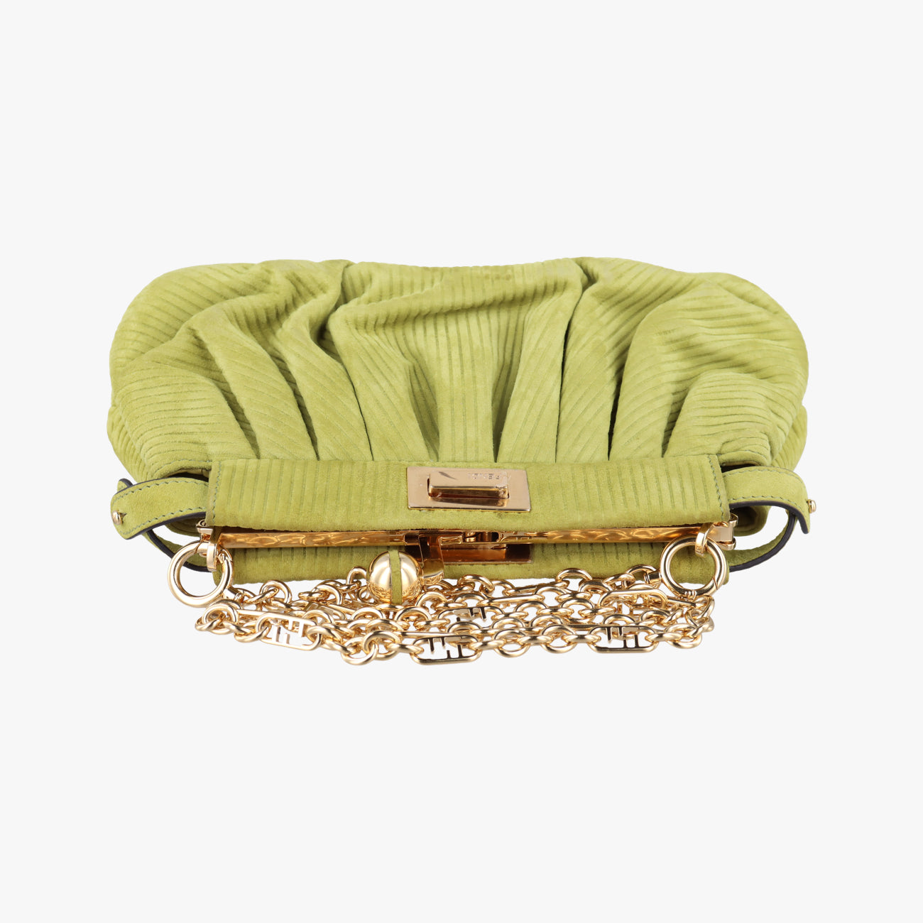Peekaboo Green Suede 8BP118-AB5Y-208-3262