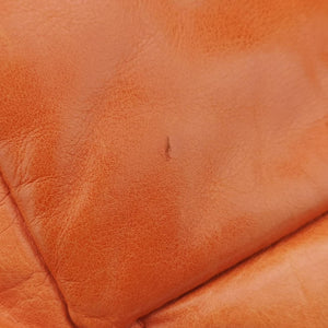 Nappa Bomber Sound Chain Flap Orange lambskin 25