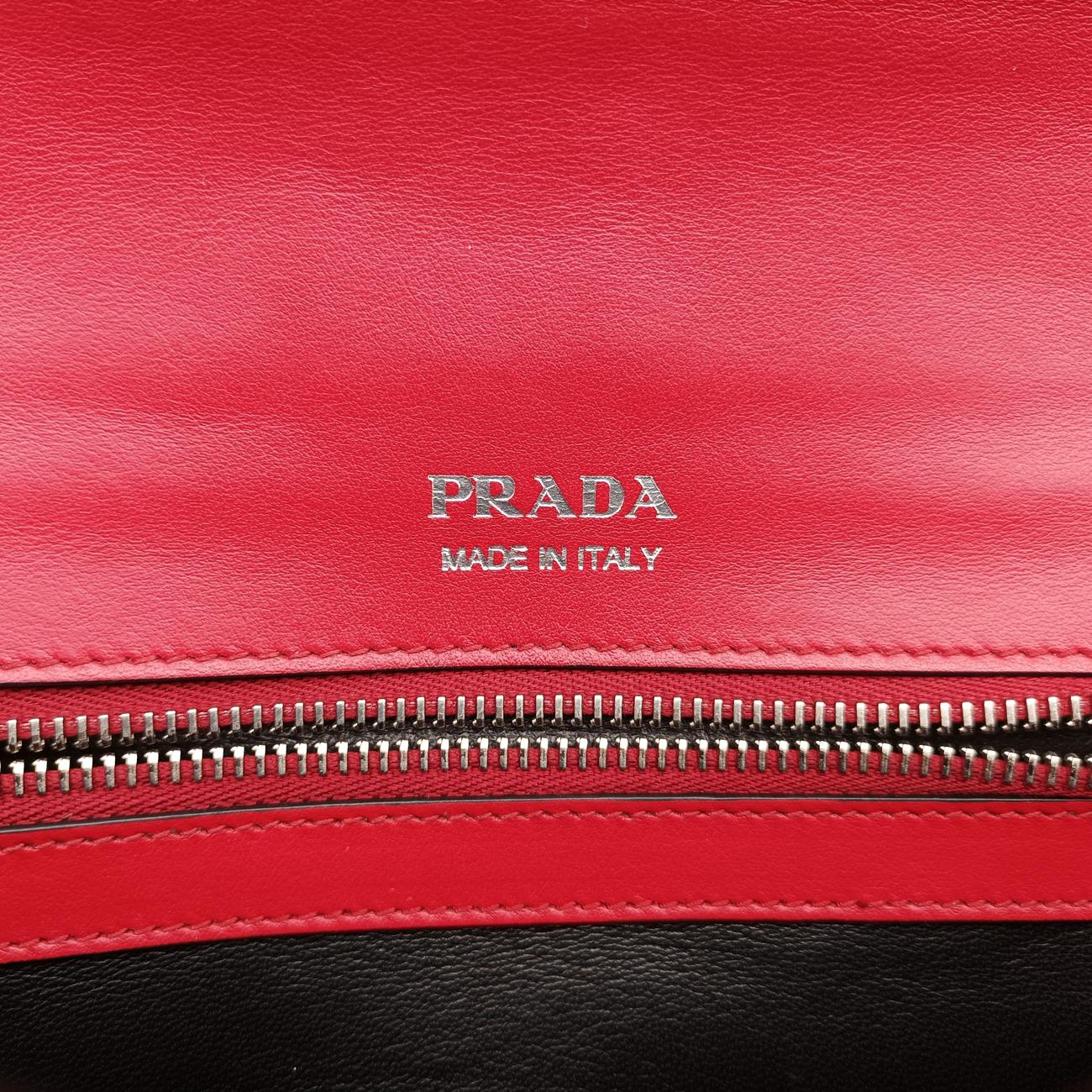 Electra Studded Red Leather x Saffiano leather 25