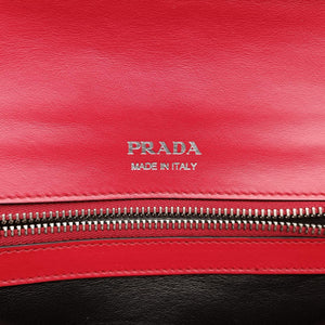 Electra Studded Red Leather x Saffiano leather 25
