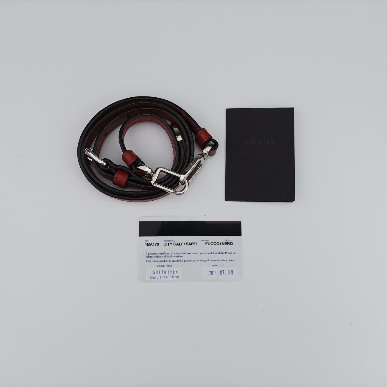 Electra Studded Red Leather x Saffiano leather 25