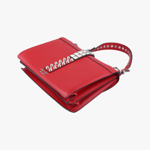 Electra Studded Red Leather x Saffiano leather 25