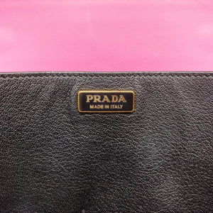 Cahier Pink×Black Leather 25