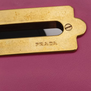 Cahier Pink×Black Leather 25