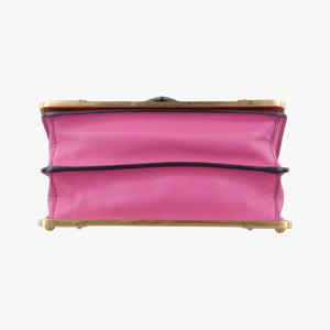 Cahier Pink×Black Leather 25