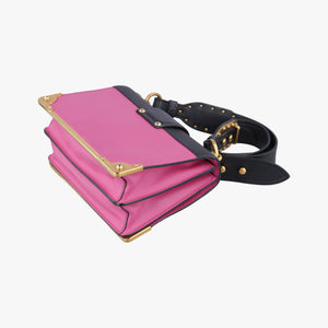 Cahier Pink×Black Leather 25