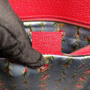 Bamboo Web butterfly Red Leather C022770143