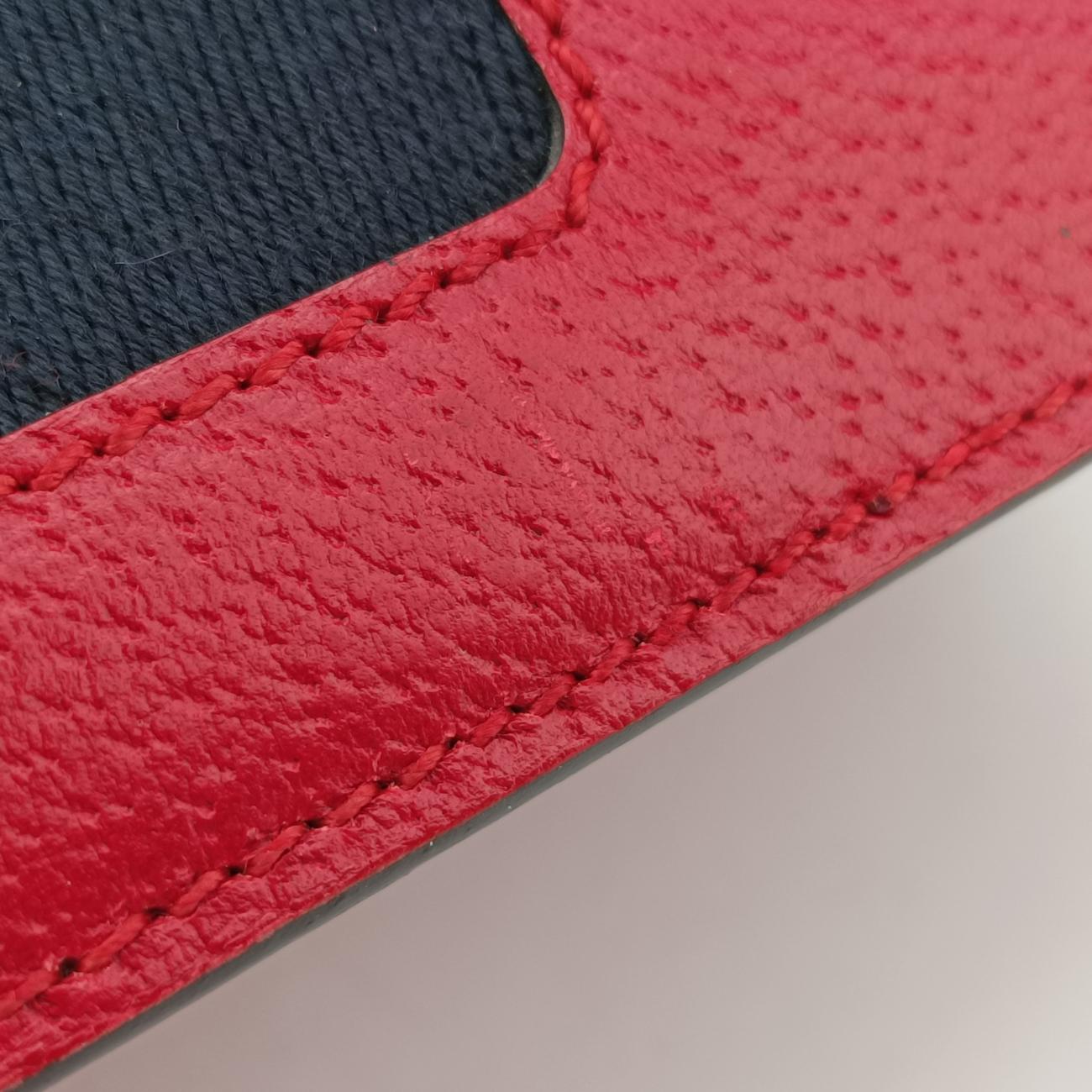 Bamboo Web butterfly Red Leather C022770143