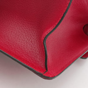 Bamboo Web butterfly Red Leather C022770143