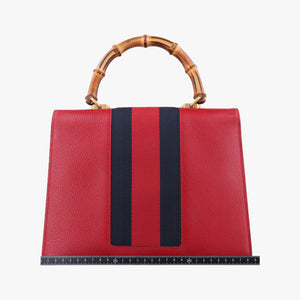Bamboo Web butterfly Red Leather C022770143