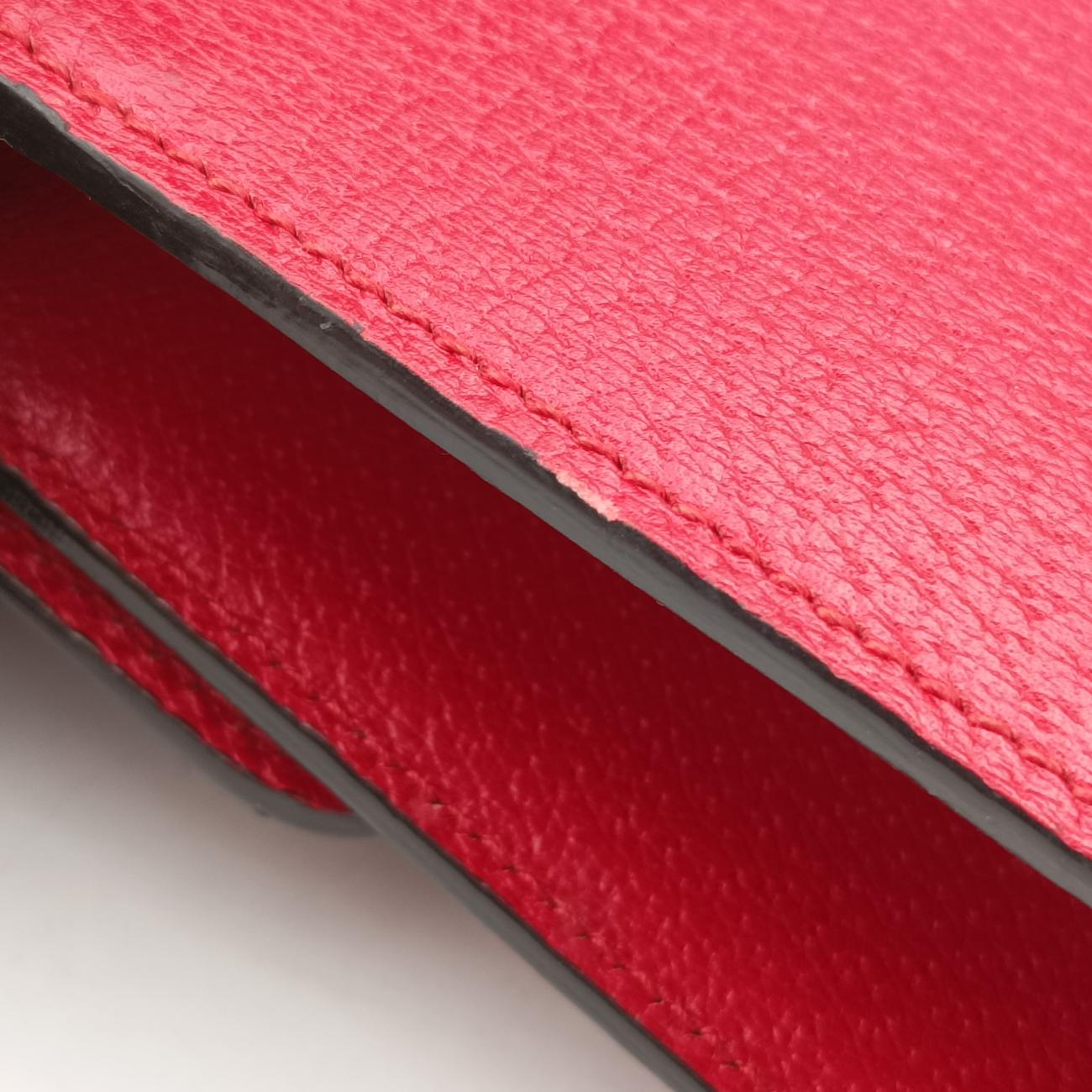 Bamboo Web butterfly Red Leather C022770143