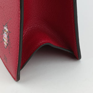 Bamboo Web butterfly Red Leather C022770143