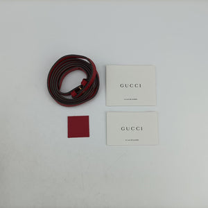 Bamboo Web butterfly Red Leather C022770143