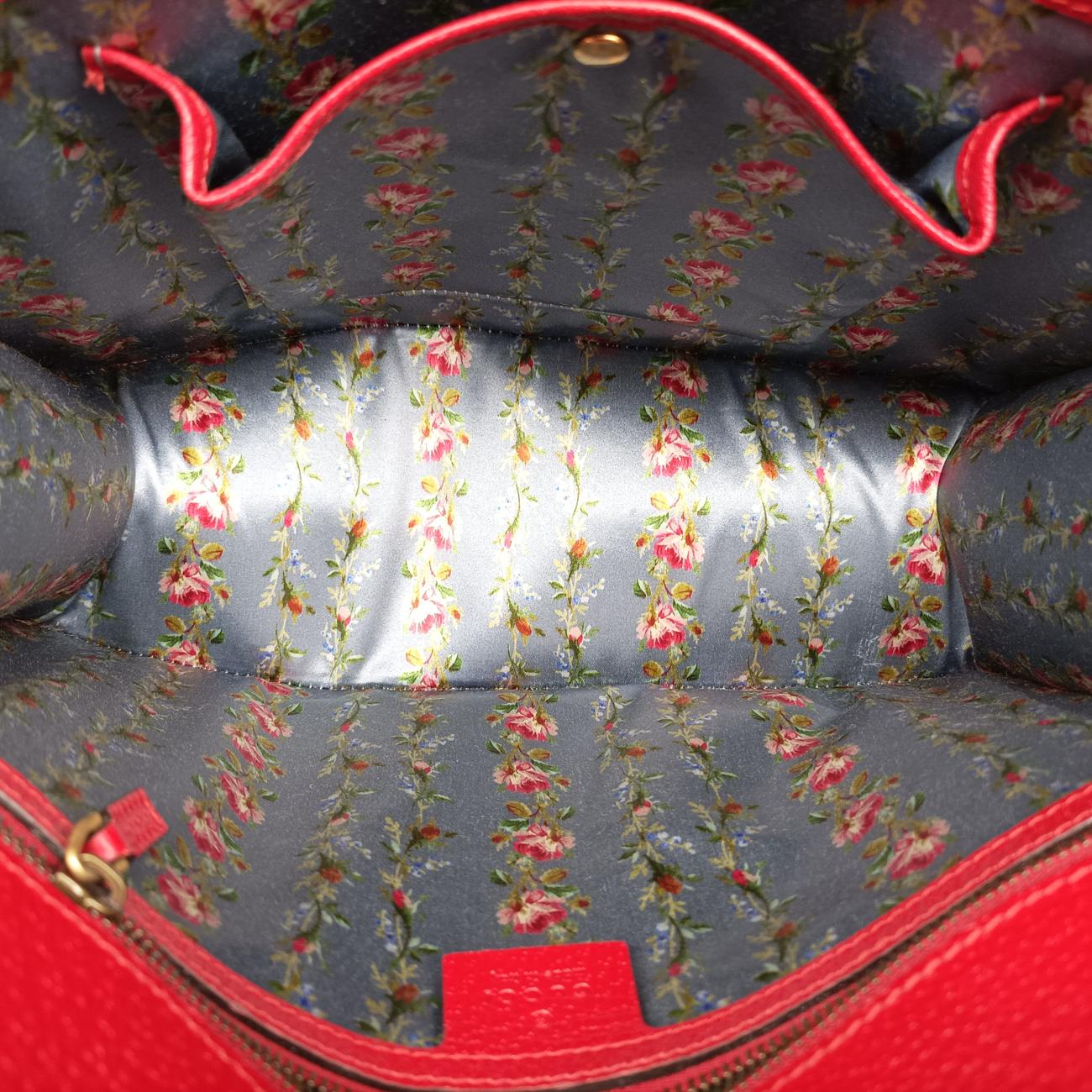 Bamboo Web butterfly Red Leather C022770143