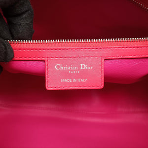 Lady Dior Orange×Pink lambskin 15-BO-0133