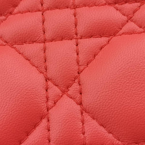 Lady Dior Orange×Pink lambskin 15-BO-0133