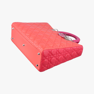 Lady Dior Orange×Pink lambskin 15-BO-0133