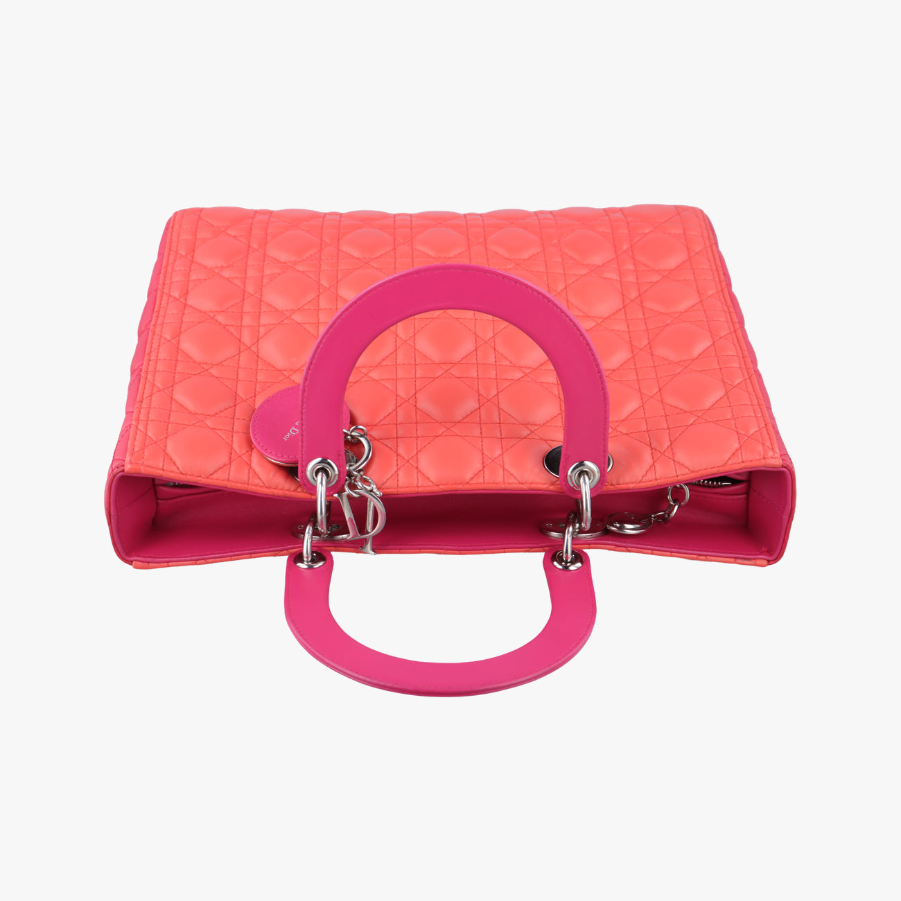 Lady Dior Orange×Pink lambskin 15-BO-0133