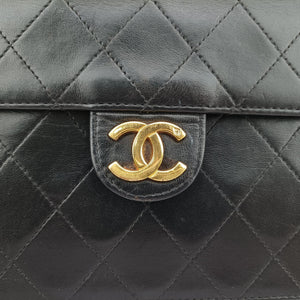 Matelasse 25 Push Lock Chain Black lambskin 4974933
