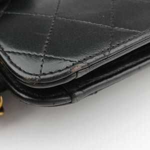 Matelasse 25 Push Lock Chain Black lambskin 4974933