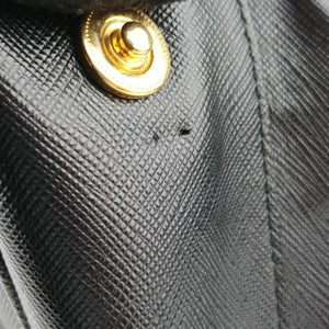 Galleria Black SAFFIANO Leather 7/A 173