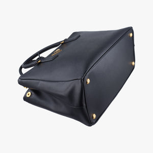 Galleria Black SAFFIANO Leather 7/A 173