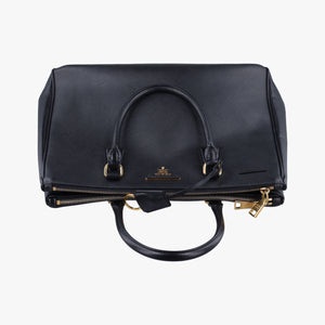 Galleria Black SAFFIANO Leather 7/A 173