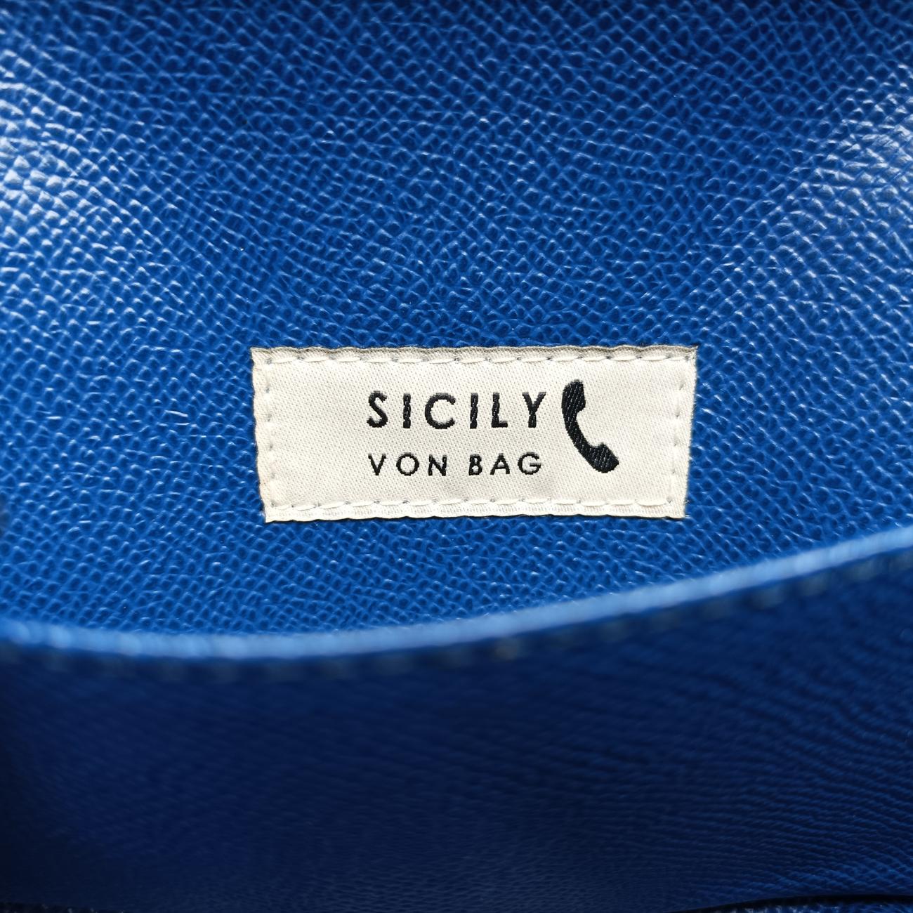Sicily Blue×Multicolour Leather